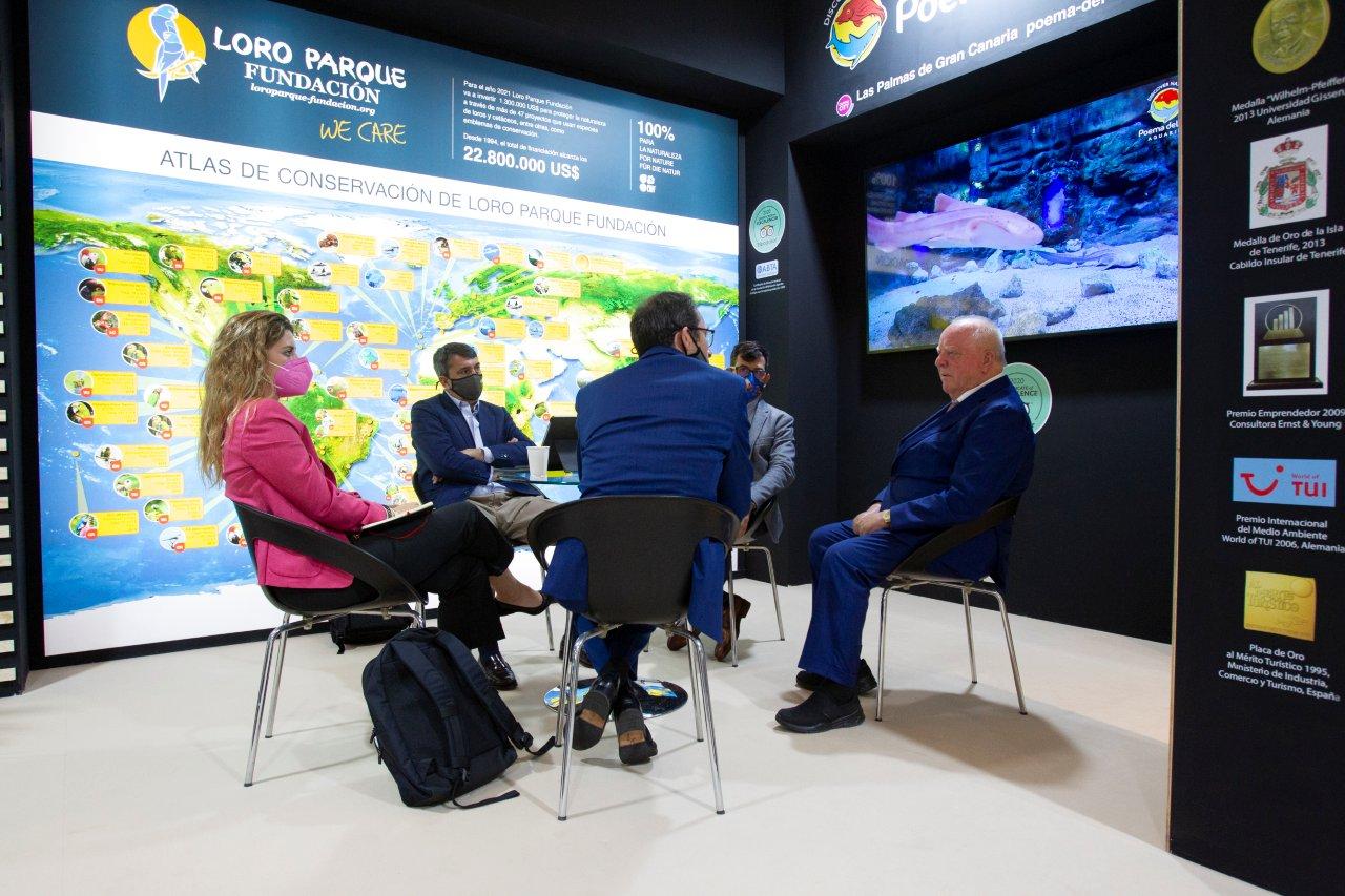 Loro Parque relanza su actividad en FITUR