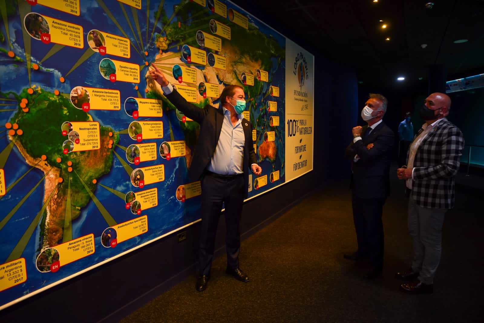 Visita del presidente de Canarias, Ángel Víctor Torres