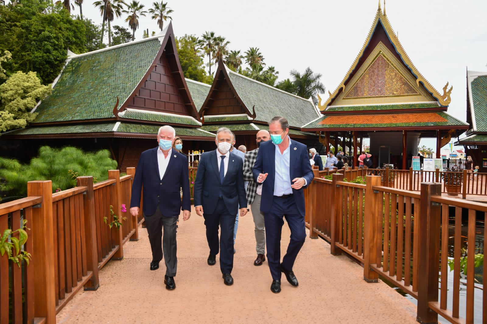 Visita del presidente de Canarias, Ángel Víctor Torres