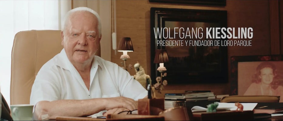 Wolfgang Kiessling fundador y presidente del Grupo Loro Parque